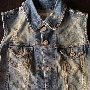 Stretchy Jean Vest